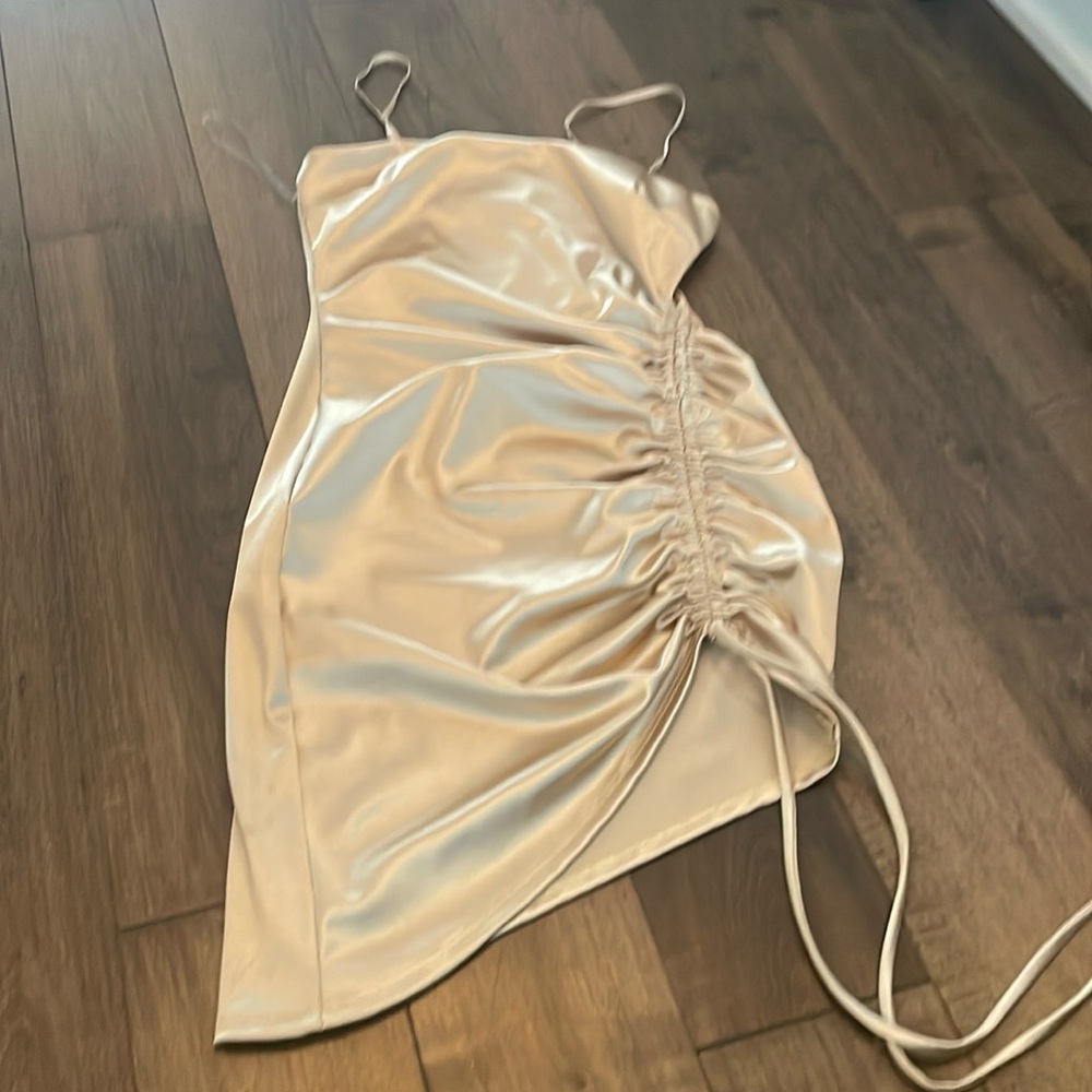 Mini dress gold